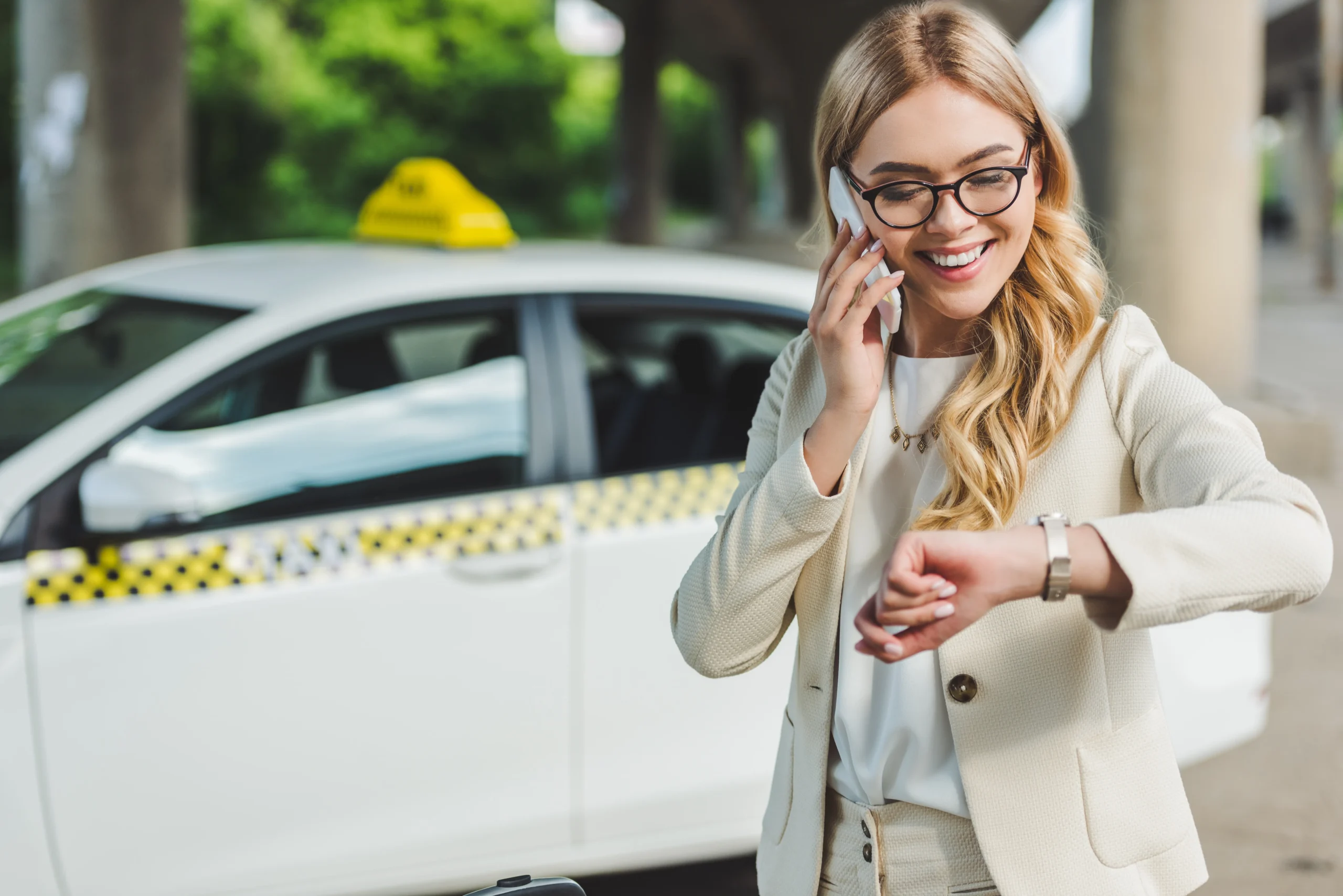 Personal och utrustning för taxi nära mig hos Din Taxi Kalmar